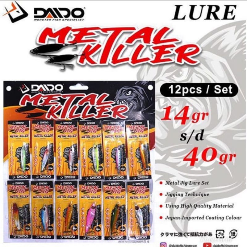 umpan pancing metal jig daido set murah laris Semarang