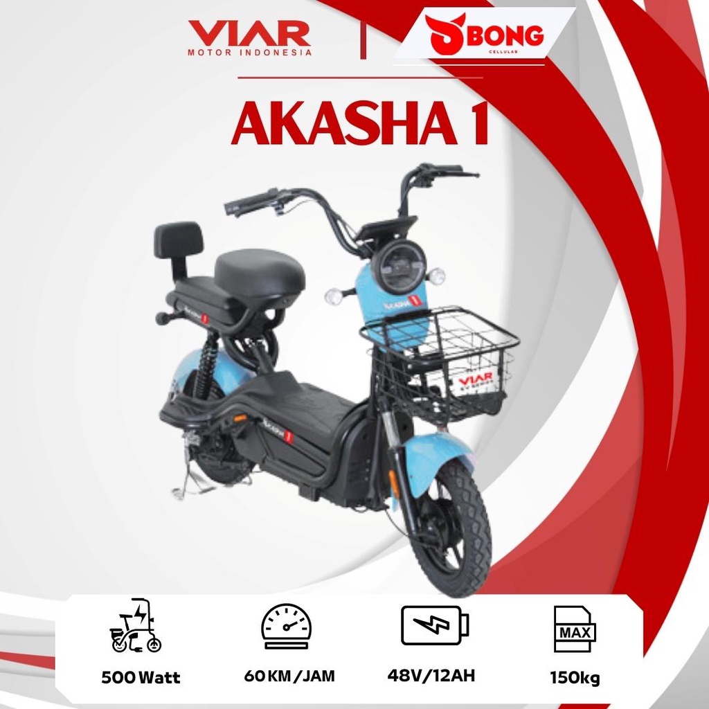 SEPEDA LISTRIK VIAR AKASHA 1 MOTOR LISTRIK