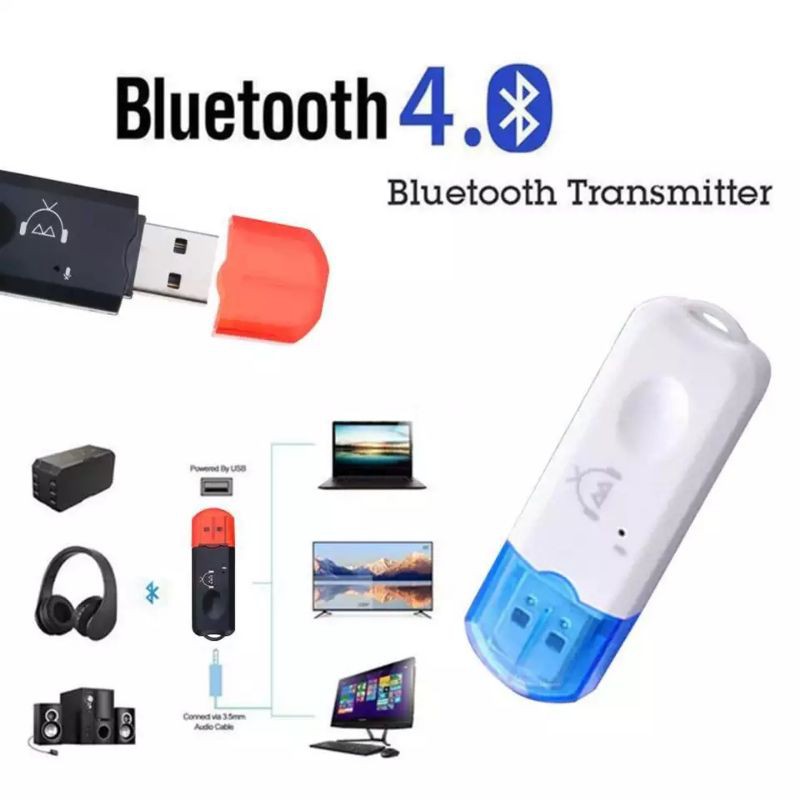 USB BLUETOOTH WIRELESS AUDIO MUSIC BLUTUT SAMBUNGAN ADAPTER MUSIK STEREO HIGH QUALITY