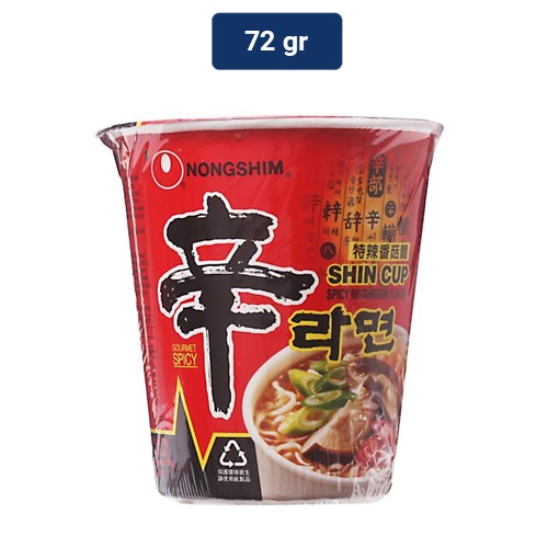 

Nong Shim Shin Ramyun Spicy Mushroom 72gr