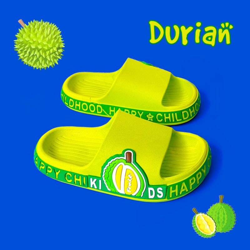 Sandal Anak Lucu Motif Buah Usia 1-5 Tahun / Sandal Karet Anak Balita Lucu &amp; Imut Size 24-31