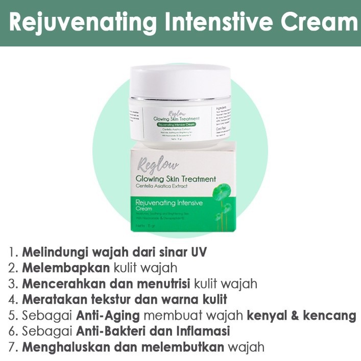 REGLOW Glowing Skin Treatment Original  REGLOW Skincare  Original Cream Perawatan Wajah   - RE GLOW-3