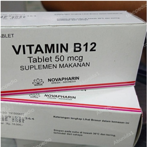 Jual Vitamin B 12 50 Mcg Box 100 Tablet | Shopee Indonesia