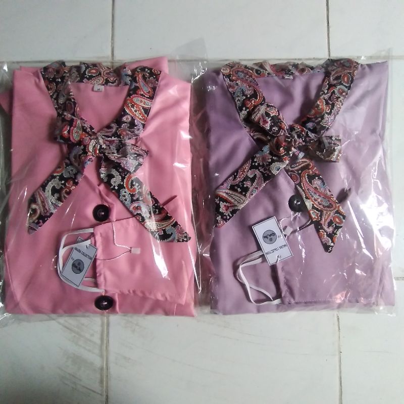 PFF07 SERAGAM BABY SITTER/BAJU OKA/NANNY UNIFORM