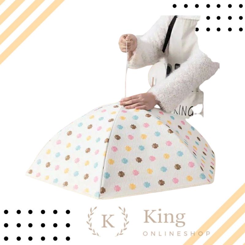 Tudung Saji Lipat Penahan Panas Ukuran Jumbo 50cm x 50cm x 15cm