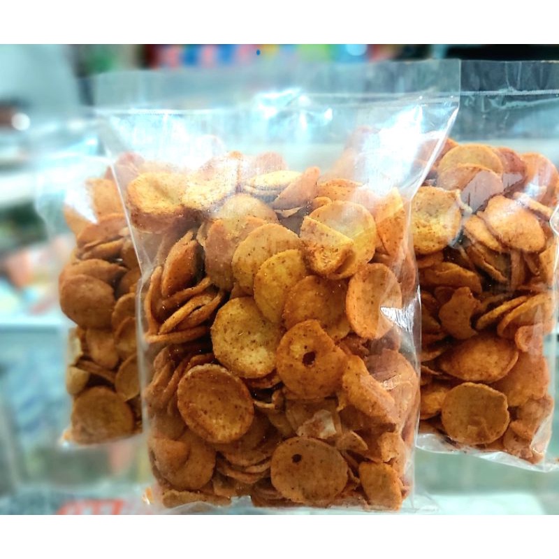 

(KILO) Basreng Iteng Kerupuk Kripset 250 gr grosir toko snack