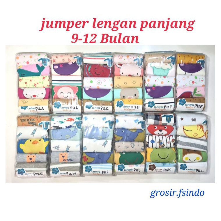 Jumper anak lengan panjang KODE P/Jumper 5in1/Jumper bayi 5in