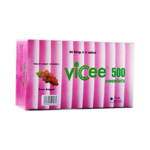 VICE ANGGUR BOX 100 TABLET HISAP VITAMIN C