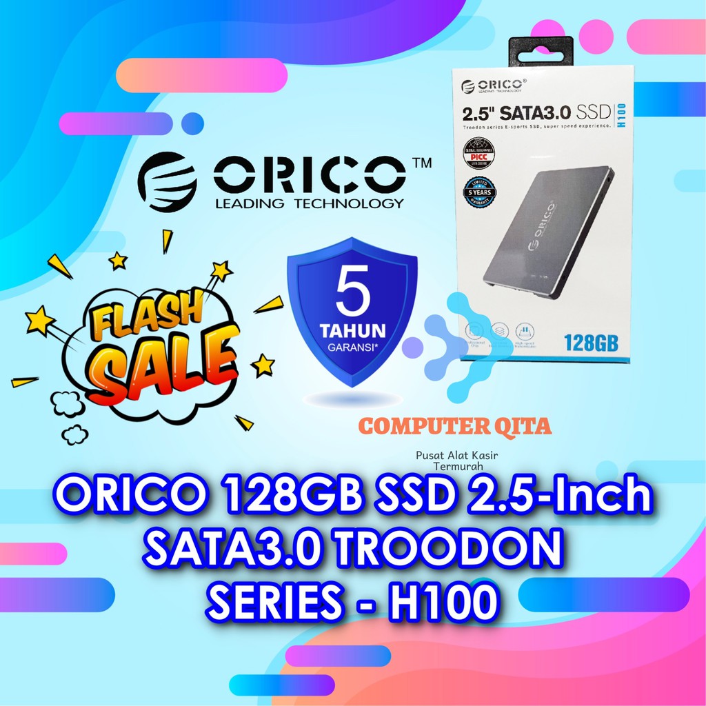 ORICO 128GB SSD 2.5-Inch SATA3.0 TROODON SERIES - H100