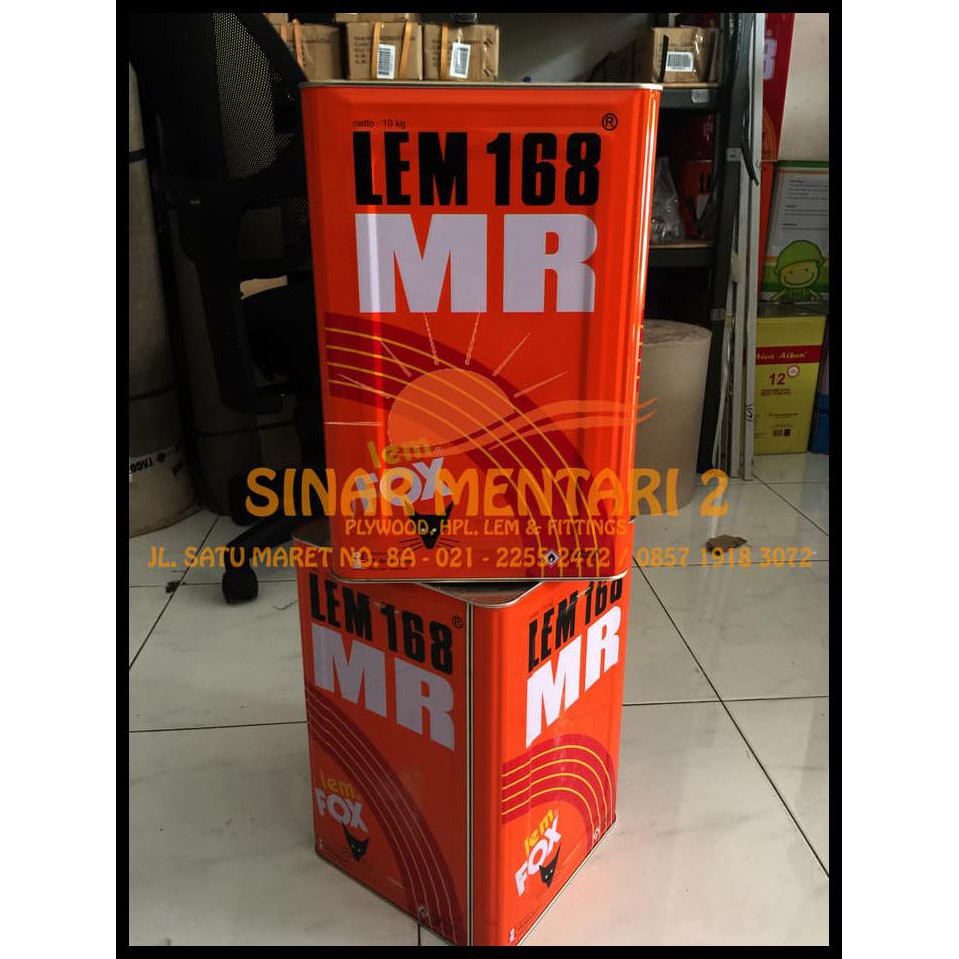 

Lem Kuning Fox 168 MR (blek 10kg)