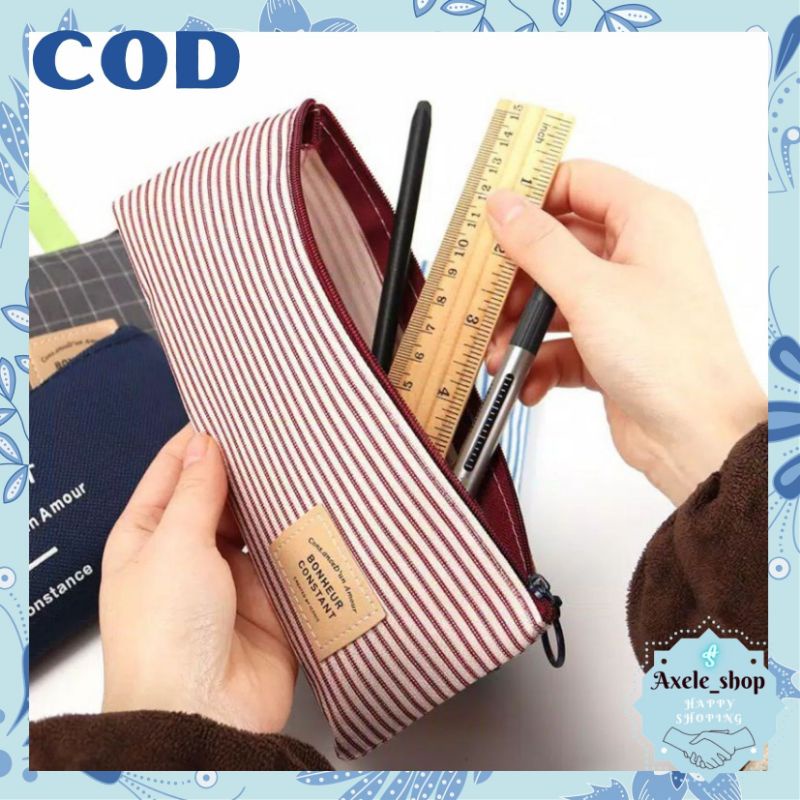 [ COD ]Tempat pensil Bonheur Constant / Pouch ATK / Pouch Organizer-2