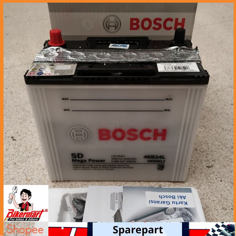 (100% BAGUS ) Accu Basah BOSCH NS60L Keren
