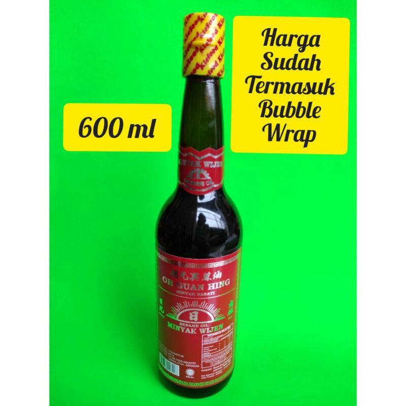

Minyak Wijen Matahari Oh Guan Hing lokal 600 ml
