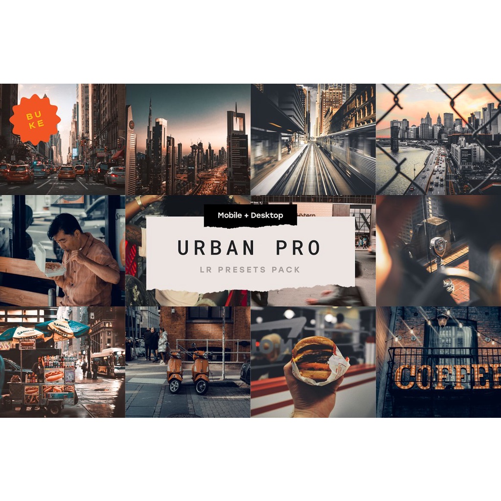 Urban Pro 5 Lightroom Presets Desktop IOS Android