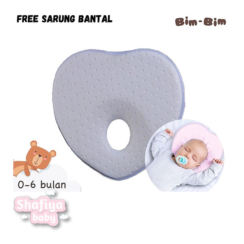 BimBim Memory Foam Premium Bantal Peang Free Cover Bantal Peyang