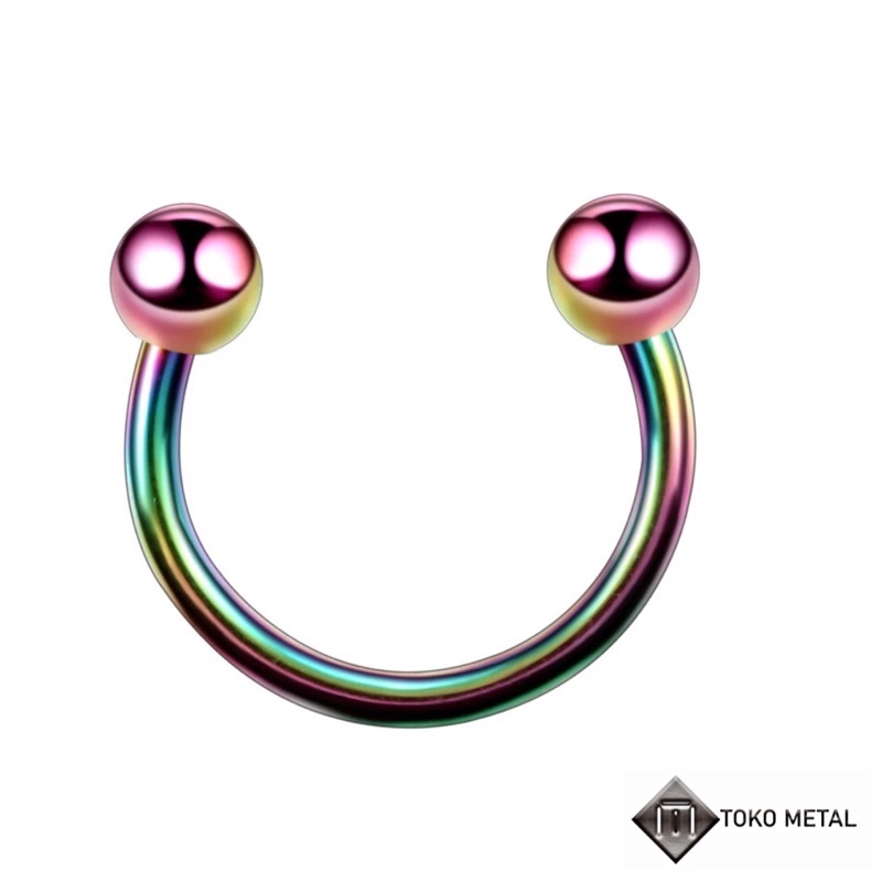 ANTING TITANIUM ROSSI/PIERCING C UNTUK PRIA &amp; WANITA [TOKO METAL]