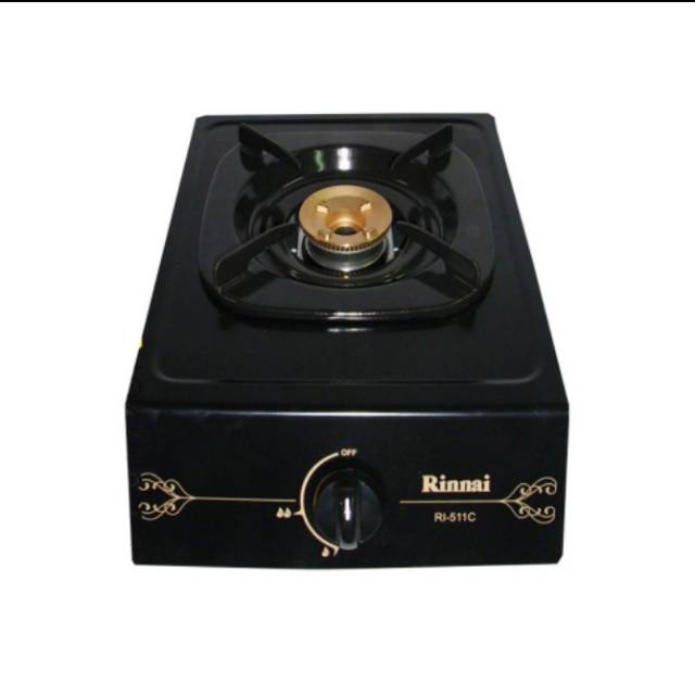 Kompor Gas Rinnai 1 Tungku RI-511C | RI 511 C RI511C 511C 511 C