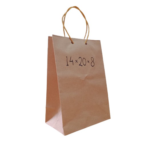 

Termurah Paper Bag / Tas Kertas Ukuran 14x20x8 Warna Coklat