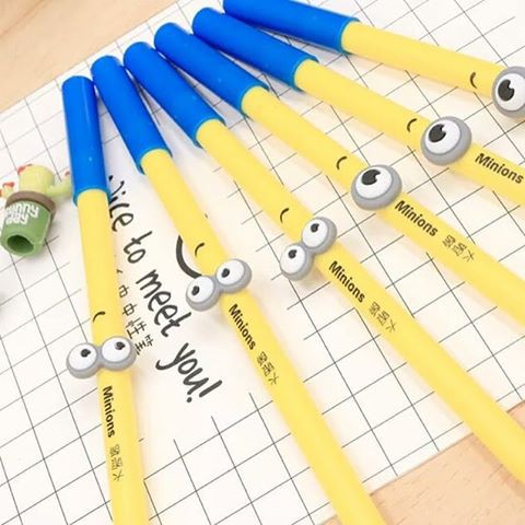 

SEMIKO JP33 Pulpen Karakter Minion Bolpoin Minions Pen Pena Lucu Ballpoint ATK Sekolah