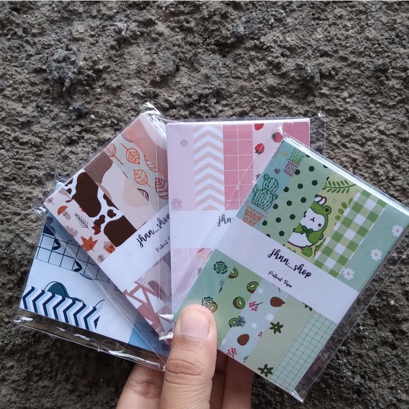 

● Kertas Motif DIY Scrapbook Deco Paper
