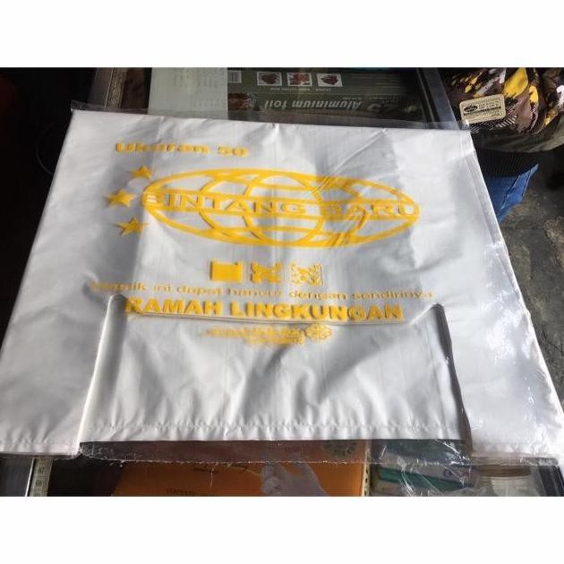 

Yang Dicari] Kantong Plastik Kresek Keresek Hd 50 Jumbo Besar Hitam Putih Belanja - Putih