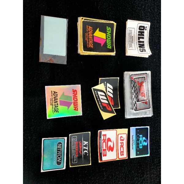 STIKER SHOCK WP OHLIN KTC RCB NITRON