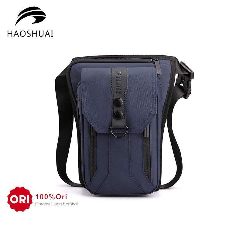 HAOSHUAI 390 Tas Selempang Pria Tas Pinggang Waistbag Bahan Premium Waterproof WATCHKITE WKOS