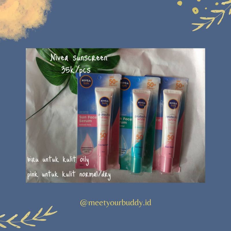 NIVEA SUNSCREEN SPF 50 PA++ / SUNSCREEN NIVEA