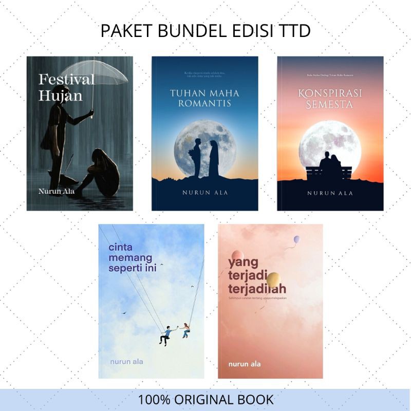 

PAKET HEMAT 5 BUKU KARYA NURUN ALA (100% ORIGINAL)