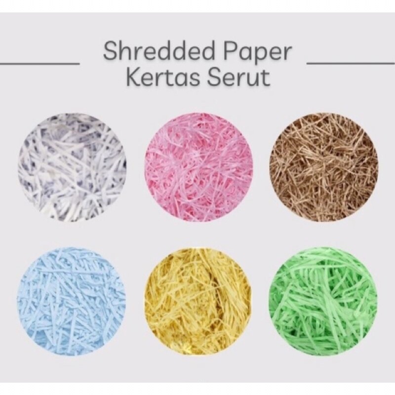 

Kertas Cacah | Kertas Serut | Kertas packing | per 1 gram