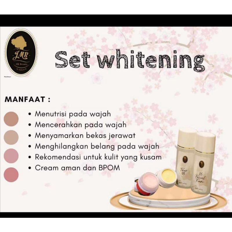 JMB paket whitening, skincare BPOM