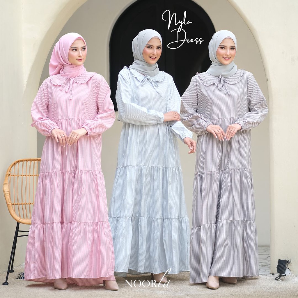 NOORLA - NYLA GAMIS / MAXI DRESS FASHION MUSLIM