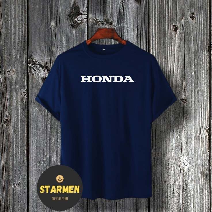 Kaos Distro Unisex HONDA Katun Combed 30s/ sablon polyflex/polyflex premium / Pakaian Pria Wanita Atasan Cowok Cewek /kaos kekinian/ kaos viral/ tshirt tumbrl tee basic/ Kaos kata kata / kaus / kaus oblong oversize kaos murah best seller ready