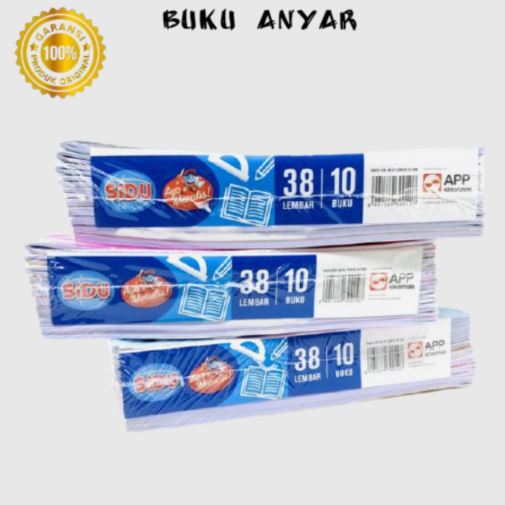 

BUKU TULIS KWARTO SIDU 38 READY STOCK