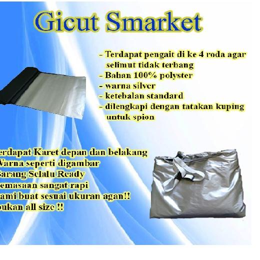 Super Obral selimut sarung cover body mobil nissan march free pengikat ban