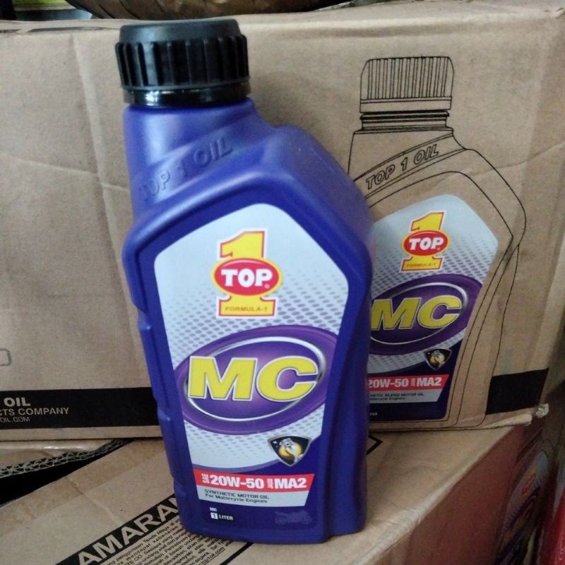 TOP 1 Mc 20w-50 Oil Motor Top1 One 0.8L & 1L ORIGINAL