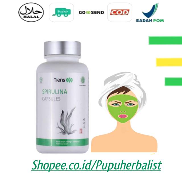 Masker Spirulina herbal