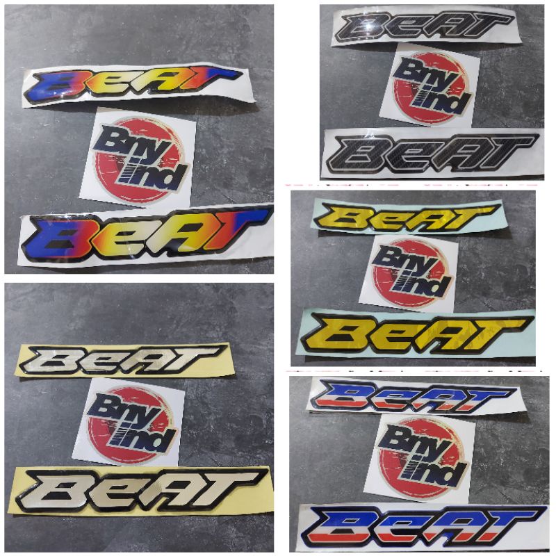 STICKER EMBLEM BEAT TIMBUL