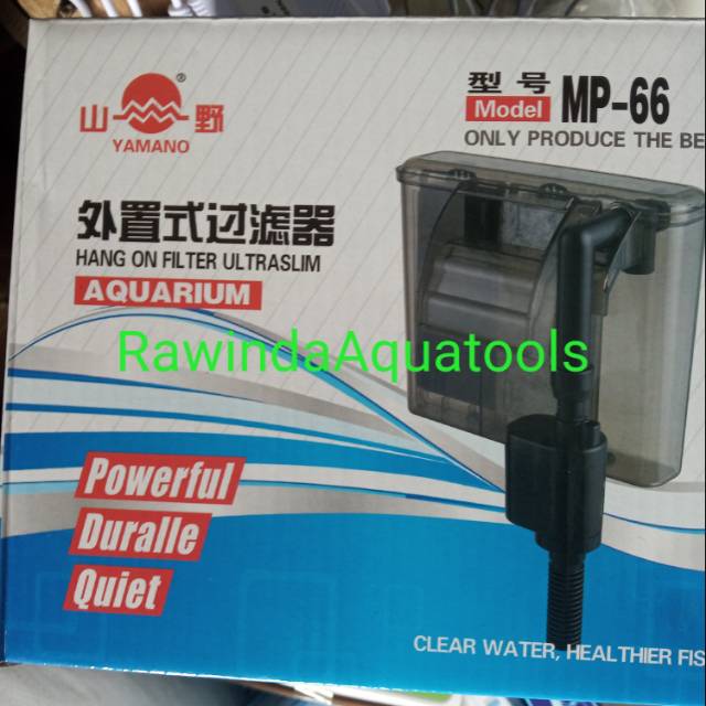 hanging filter gantung yamano mp 66 akuarium aquascape