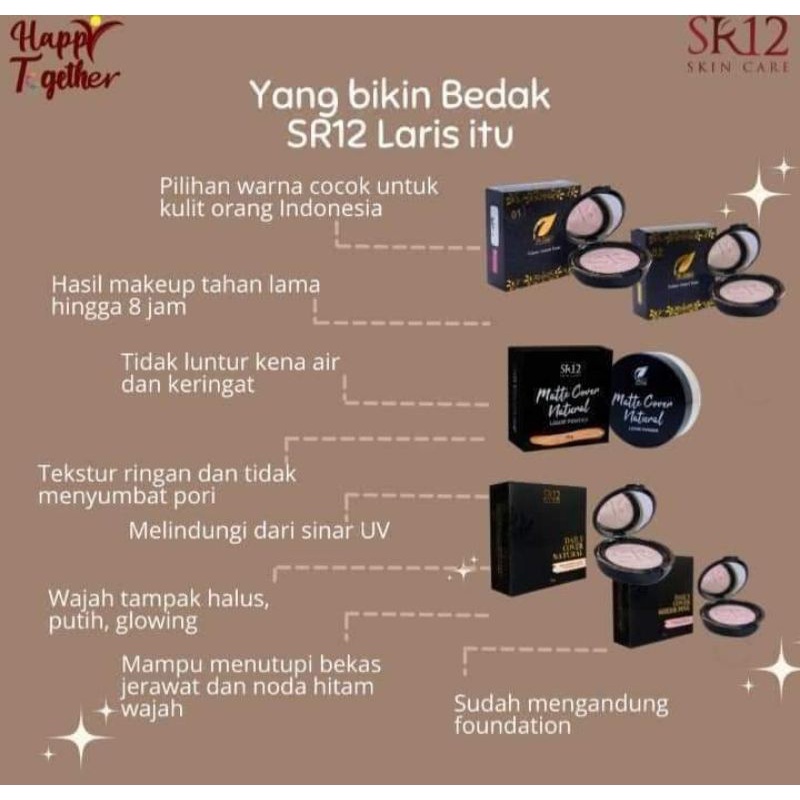 Bedak padat Sr12