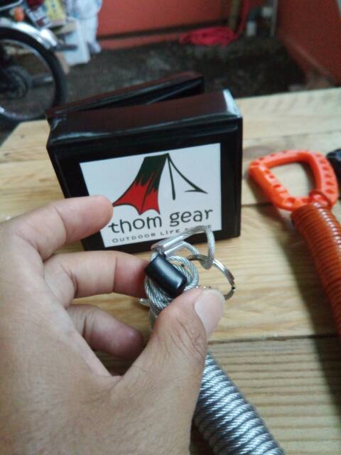 Thomgear Gantungan Pengaman Safety Lanyard Kunci Rachet Ratchet Scaffolding Kontak Motor Dompet