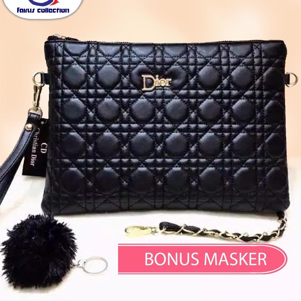 YTM Clutch Dior LD I Clutch Wanita Import Premium I Tas Klasik Sling Bag KG81 (Ready Stock)
