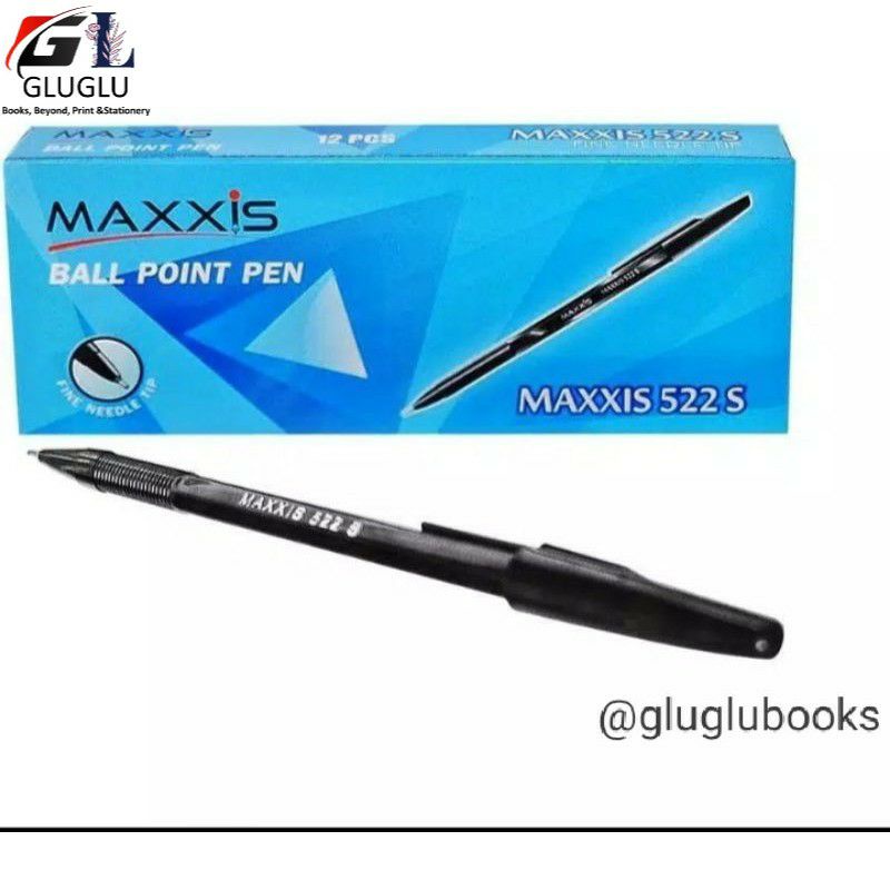 

ball point pen maxxis 522 S.harga per 12 pcs.