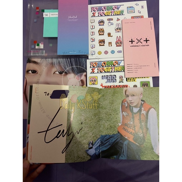 Official Album TXT Signed Fansign TAEHYUN Minisode:1 AR
