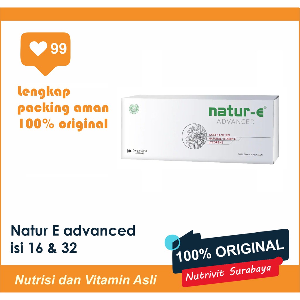 NATUR E VITAMIN E SEMUA VARIAN