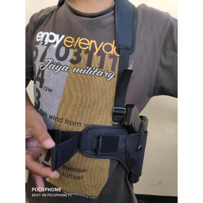 Sarung Pistol Dalam  Ketiak/Holster/  Case Airsoft/ Airsoftgun/ Sarung Pistol Ketiak