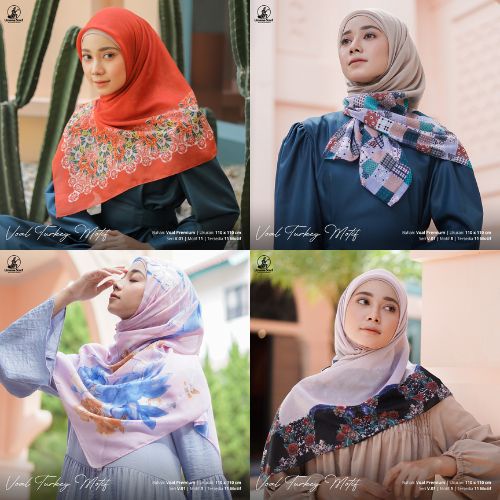 SEGI EMPAT UMAMA TURKEY MOTIF VOAL SCARF KERUDUNG HIJAB SEGIEMPAT SQUARE JILBAB BISA PILIH MOTIF HARGA GROSIR