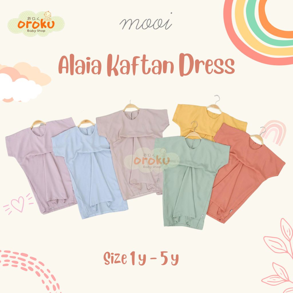 MOOI ALAIA KAFTAN DRESS ANAK / DRESS ANAK / MOOI RAYA COLLECTION