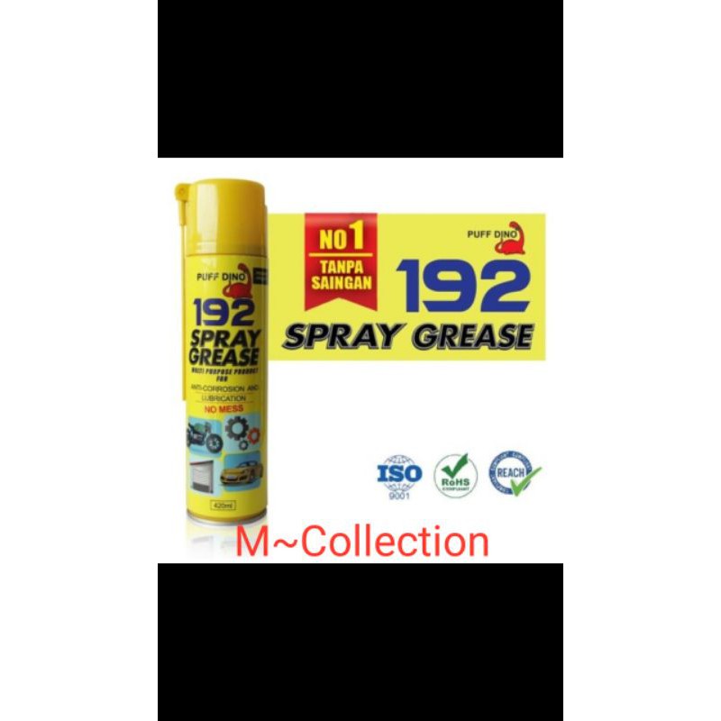 PUFF DINO 192 Spray Grease Pelumas Gemuk Stempet Rantai Baru