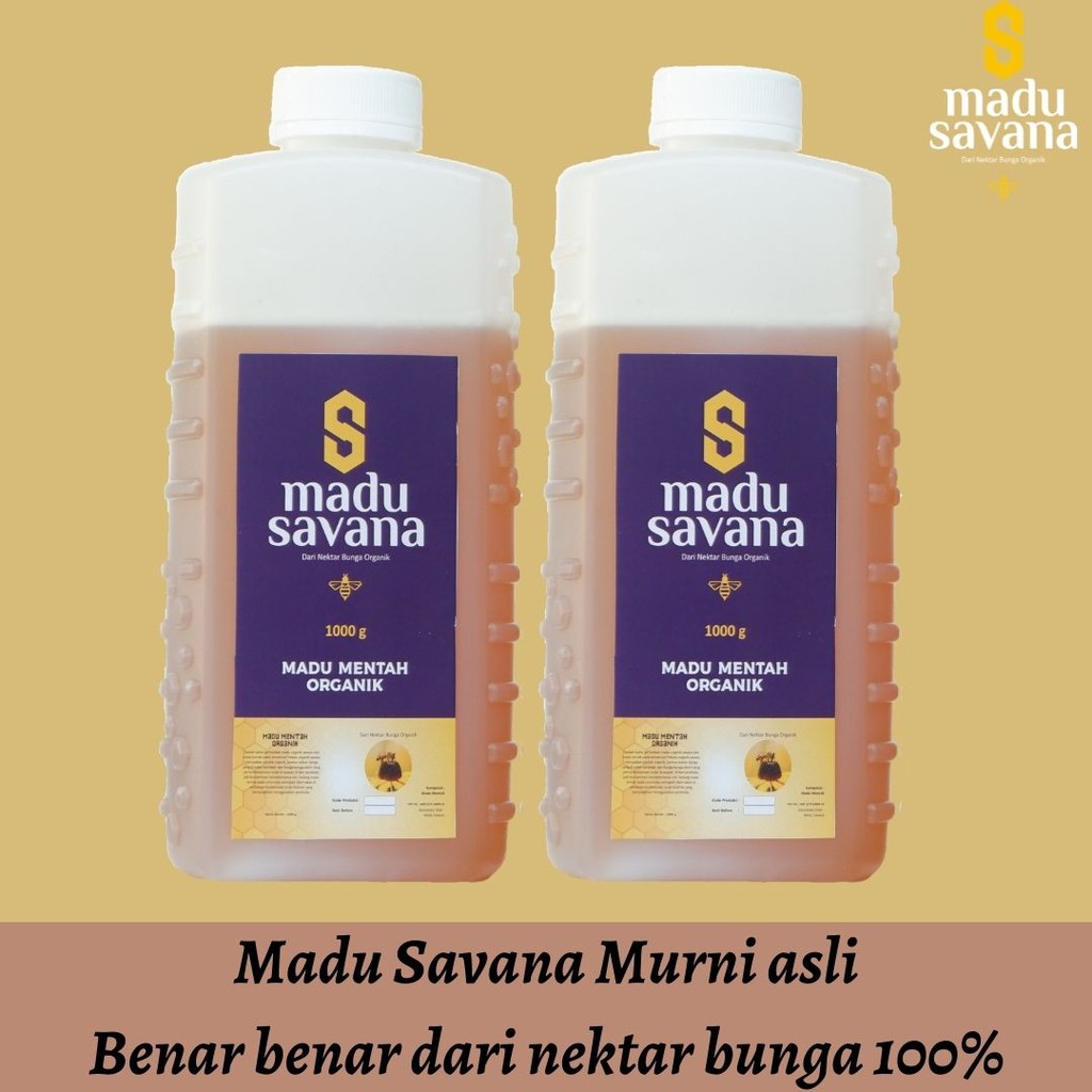 

Madu savana - natural honey 1kg murni
